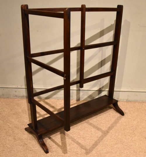 GEORGE III MAHOGANY TOWEL RAIL - ADDITIONAL PHOTO 3