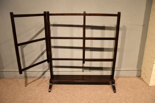 GEORGE III MAHOGANY TOWEL RAIL - ADDITIONAL PHOTO 4