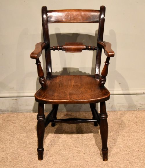 MID 18TH CENTURY CHILDS 'OXFORD' ARMCHAIR - ADDITIONAL PHOTO 1