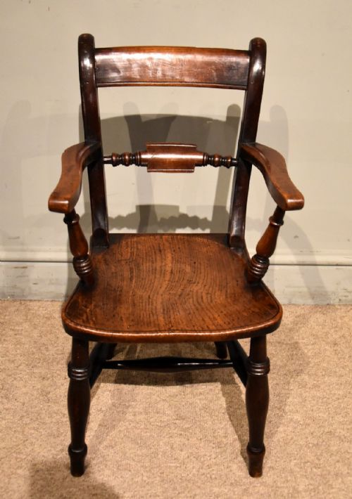 MID 18TH CENTURY CHILDS 'OXFORD' ARMCHAIR - ADDITIONAL PHOTO 4