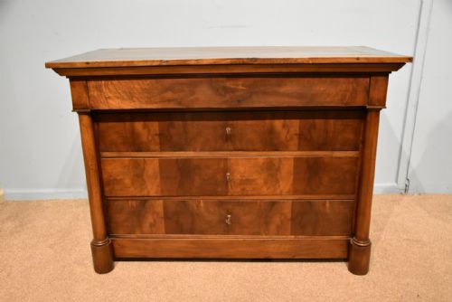 19TH CENTURY FRENCH WALNUT COMMODE - ADDITIONAL PHOTO 5