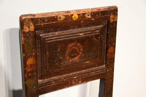 PAIR OF EARLY 18TH CENTURY PAINTED SIDE CHAIRS - ADDITIONAL PHOTO 2