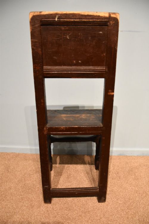 PAIR OF EARLY 18TH CENTURY PAINTED SIDE CHAIRS - ADDITIONAL PHOTO 4