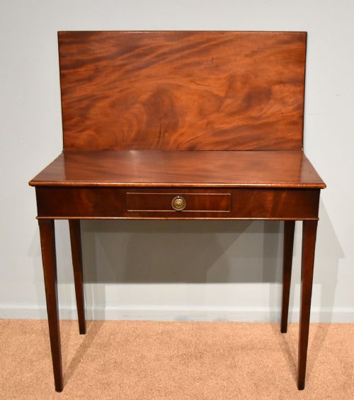george iii mahogany tea table - CATEGORY: ANTIQUE TABLES - DATED GEORGIAN