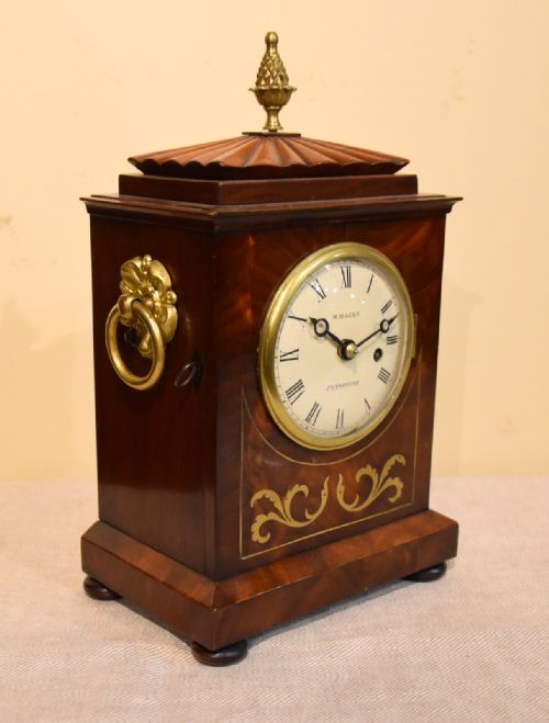 REGENCY MAHOGANY BRACKET TIMEPIECE - ADDITIONAL PHOTO 1