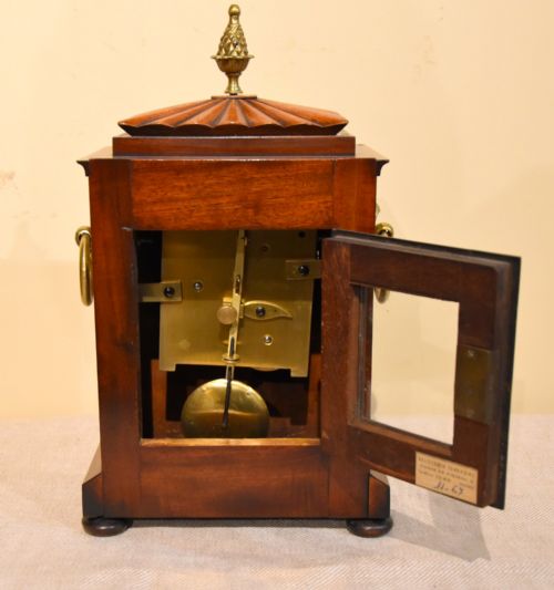 REGENCY MAHOGANY BRACKET TIMEPIECE - ADDITIONAL PHOTO 4