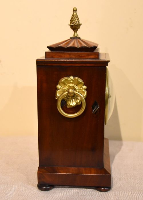 REGENCY MAHOGANY BRACKET TIMEPIECE - ADDITIONAL PHOTO 5