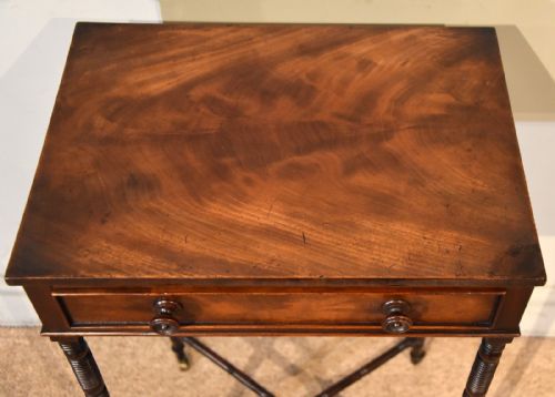 GEORGE III MAHOGANY SIDE TABLE OCCASIONAL TABLE - ADDITIONAL PHOTO 4