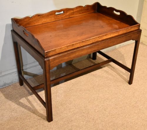 19TH CENTURY MAHOGANY BUTLERS TRAY COFFEE TABLE - ADDITIONAL PHOTO 2