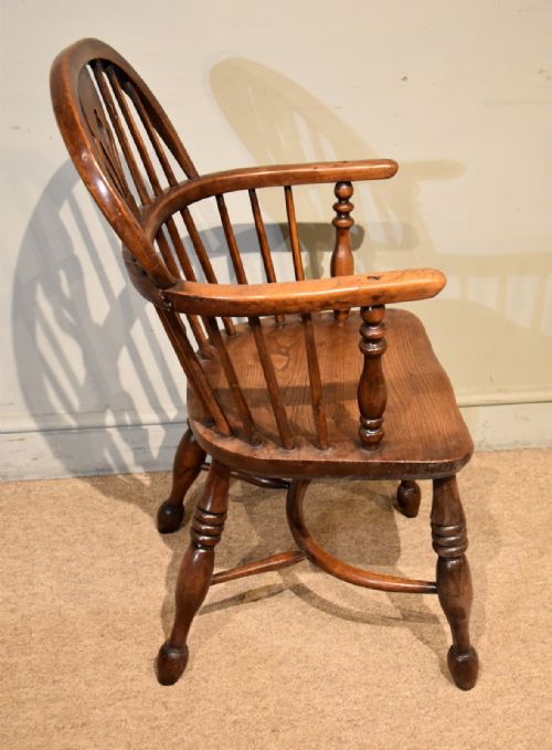 19TH CENTURY ASH AND ELM WINDSOR CHAIR - ADDITIONAL PHOTO 2