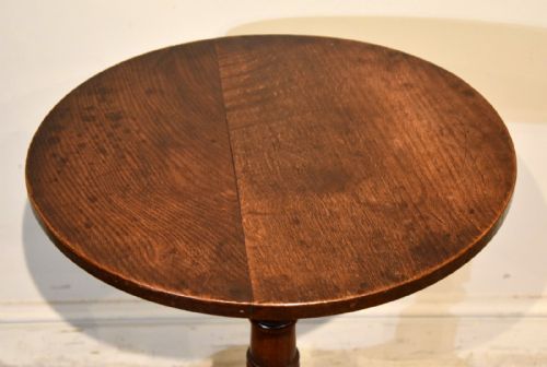 18TH CENTURY OAK TRIPOD WINE TABLE - ADDITIONAL PHOTO 1