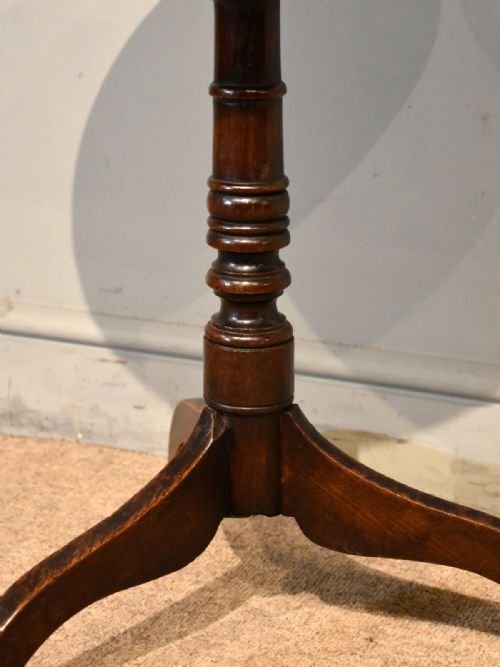 18TH CENTURY OAK TRIPOD WINE TABLE - ADDITIONAL PHOTO 2