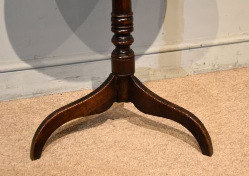 18TH CENTURY OAK TRIPOD WINE TABLE - ADDITIONAL PHOTO 4