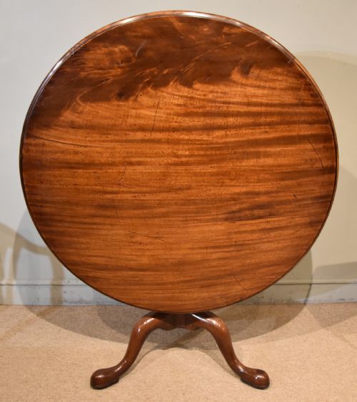 large george iii tilttop mahogany centre table - CATEGORY: ANTIQUE TABLES - DATED GEORGIAN