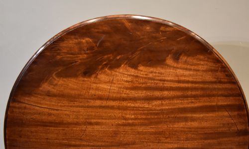 LARGE GEORGE III TILTTOP MAHOGANY CENTRE TABLE - ADDITIONAL PHOTO 2