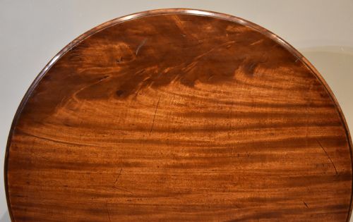 LARGE GEORGE III TILTTOP MAHOGANY CENTRE TABLE - ADDITIONAL PHOTO 3