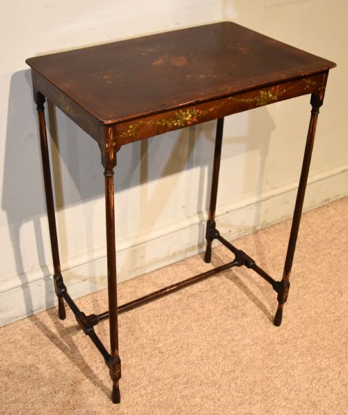 regency mahogany painted side table - CATEGORY: ANTIQUE TABLES - DATED REGENCY