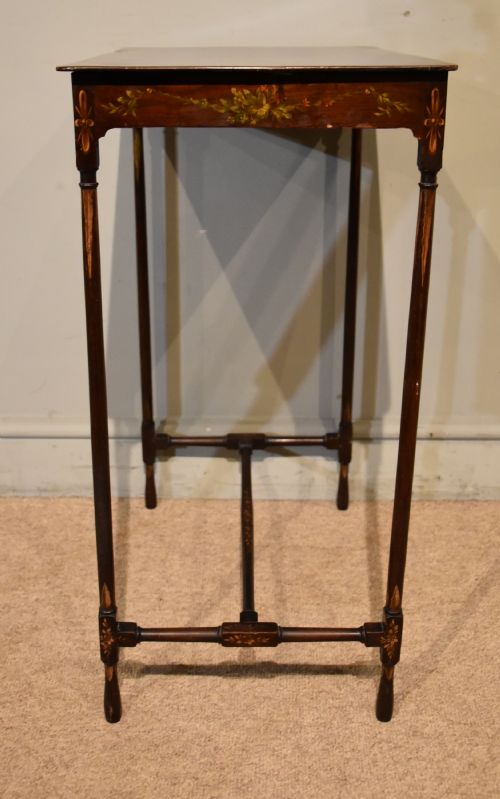 REGENCY MAHOGANY PAINTED SIDE TABLE - ADDITIONAL PHOTO 3