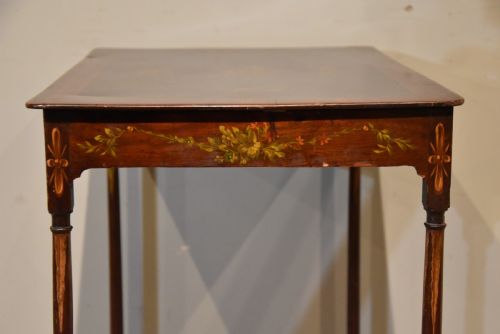 REGENCY MAHOGANY PAINTED SIDE TABLE - ADDITIONAL PHOTO 4