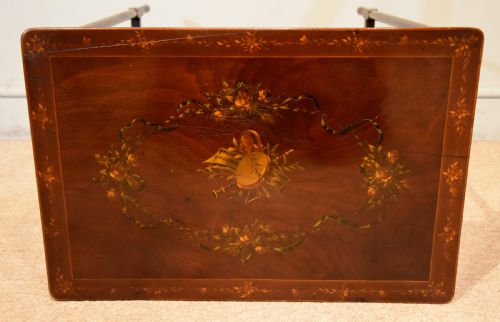 REGENCY MAHOGANY PAINTED SIDE TABLE - ADDITIONAL PHOTO 5