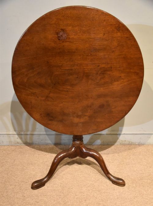 george iii mahogany tripod table - CATEGORY: ANTIQUE TABLES - DATED 19TH CENTURY