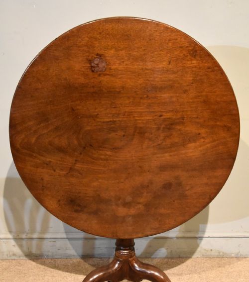 GEORGE III MAHOGANY TRIPOD TABLE - ADDITIONAL PHOTO 1