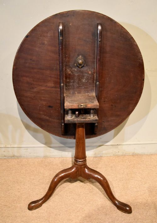 GEORGE III MAHOGANY TRIPOD TABLE - ADDITIONAL PHOTO 2