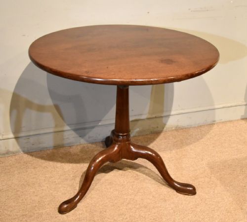GEORGE III MAHOGANY TRIPOD TABLE - ADDITIONAL PHOTO 4