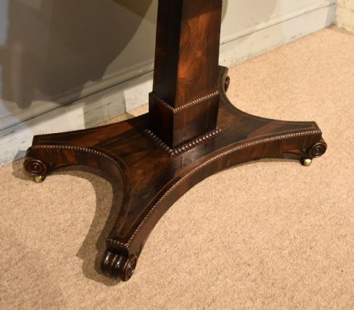 ELEGANT LATE REGENCY PERIOD ROSEWOOD CARD TABLE - ADDITIONAL PHOTO 1
