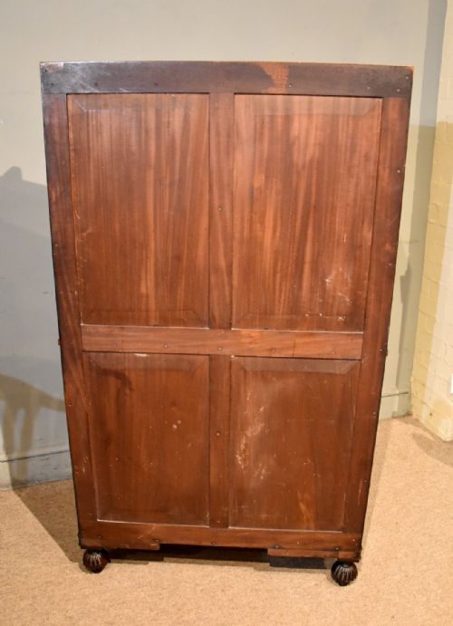 REGENCY PERIOD MAHOGANY WATERFALL BOOKCASE - ADDITIONAL PHOTO 6