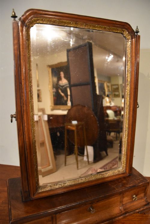 GEORGE II WALNUT DRESSING MIRROR - ADDITIONAL PHOTO 4