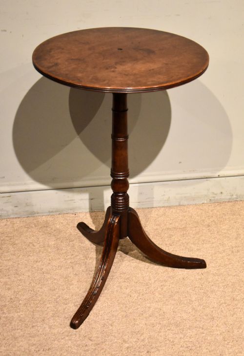 REGENCY PERIOD MAHOGANY TILTING LAMP WINE TABLE - ADDITIONAL PHOTO 1