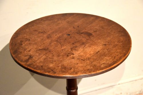 REGENCY PERIOD MAHOGANY TILTING LAMP WINE TABLE - ADDITIONAL PHOTO 2