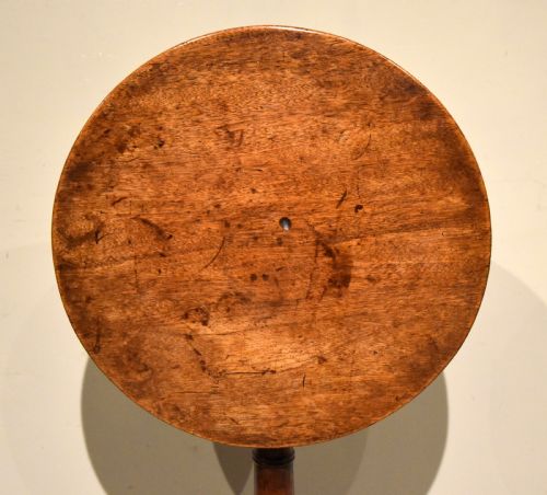 REGENCY PERIOD MAHOGANY TILTING LAMP WINE TABLE - ADDITIONAL PHOTO 5