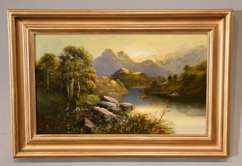 OIL PAINTING PAIR BY FRANK HIDER - ADDITIONAL PHOTO 1