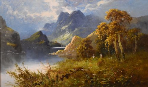 OIL PAINTING PAIR BY FRANK HIDER - ADDITIONAL PHOTO 5