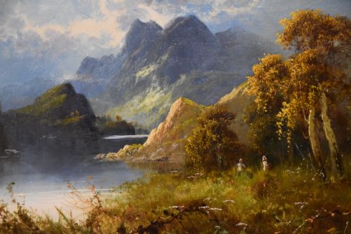 OIL PAINTING PAIR BY FRANK HIDER - ADDITIONAL PHOTO 6