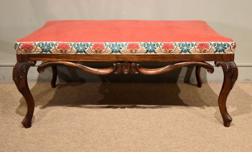 WILLIAM IV ROSEWOOD FOOTSTOOL - ADDITIONAL PHOTO 2
