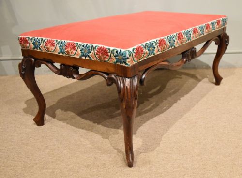WILLIAM IV ROSEWOOD FOOTSTOOL - ADDITIONAL PHOTO 6