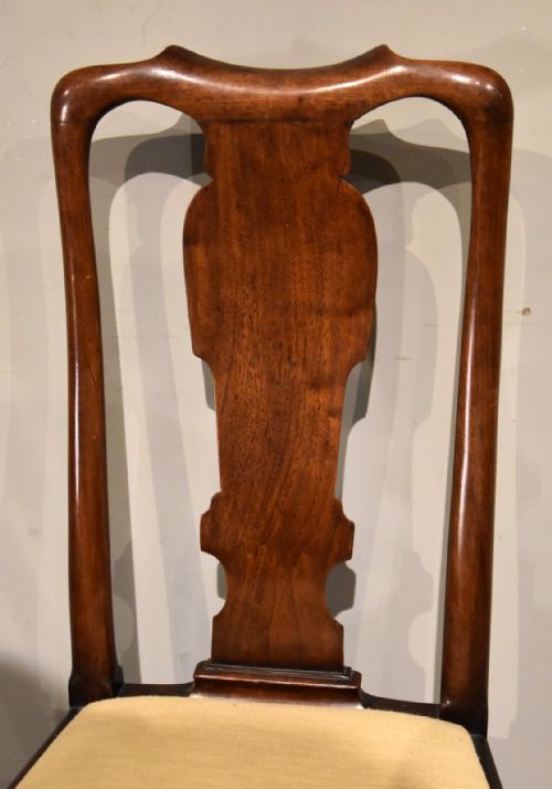 GEORGE I WALNUT PAIR SIDE CHAIRS - ADDITIONAL PHOTO 5