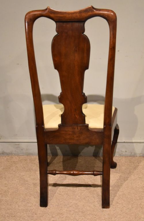 GEORGE I WALNUT PAIR SIDE CHAIRS - ADDITIONAL PHOTO 7