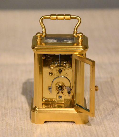 MINIATURE CARRIAGE TIMEPIECE CLOCK - ADDITIONAL PHOTO 2