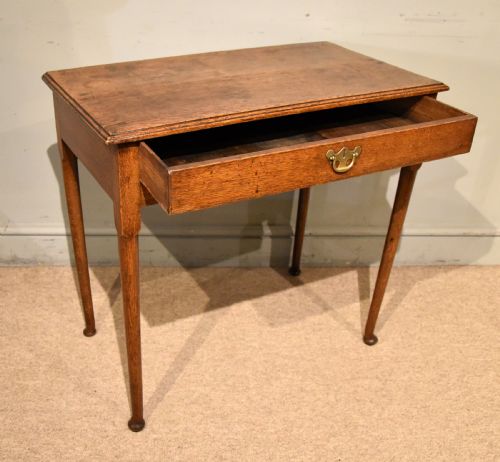 MID 18TH CENTURY OAK LOWBOY - ADDITIONAL PHOTO 3