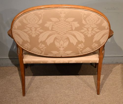 19TH CENTURY SATINWOOD PAINTED SOFA - ADDITIONAL PHOTO 7