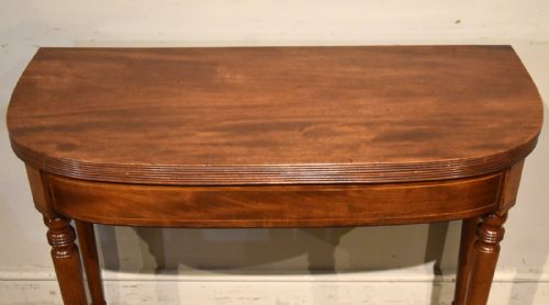 PAIR OF GEORGE III MAHOGANY TEA TABLES - ADDITIONAL PHOTO 4