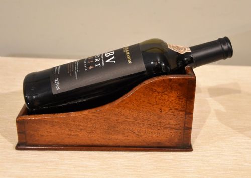 RARE GEORGE III WINE TABLE MAHOGANY WINE HOLDERS - ADDITIONAL PHOTO 4