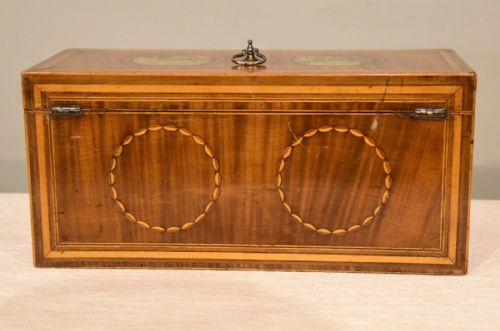 LATE 18TH CENTURY SATINWOOD TEA CHEST - ADDITIONAL PHOTO 7