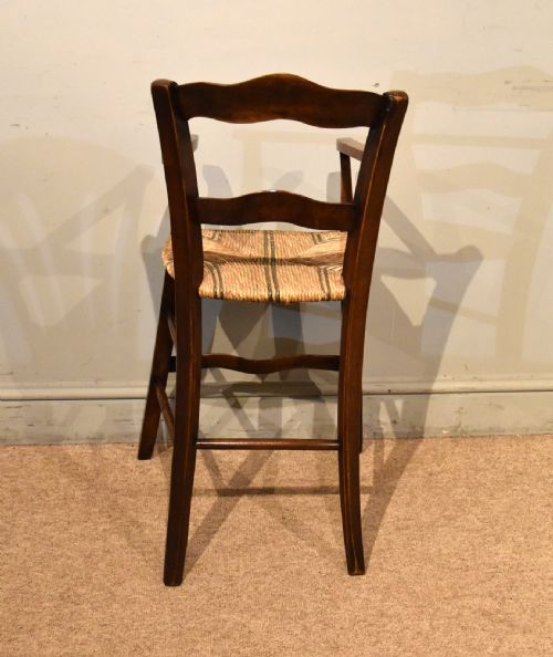 FRENCH WALNUT AND BEECH CHILD'S HIGH CHAIR - ADDITIONAL PHOTO 4