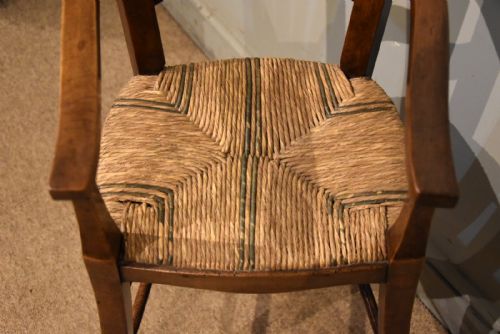 FRENCH WALNUT AND BEECH CHILD'S HIGH CHAIR - ADDITIONAL PHOTO 6