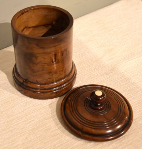 TREEN SPICE OR TOBACCO JAR - ADDITIONAL PHOTO 3